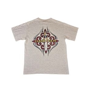 Vintage 1990s Hang Ten Surf Hawaii Double‎ Sided T-Shirt M Surfing Skate Hawaii